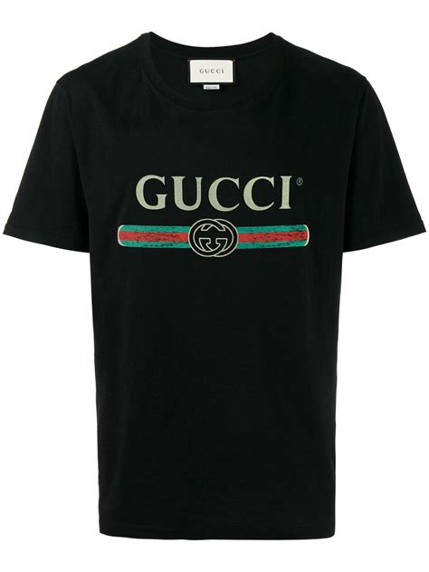 camiseta gucci falsa|Gucci t shirt real.